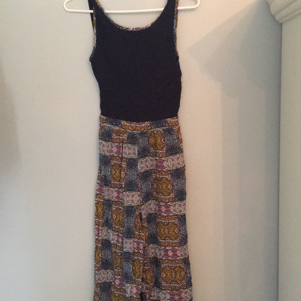 Jumpsuit with bow tie back